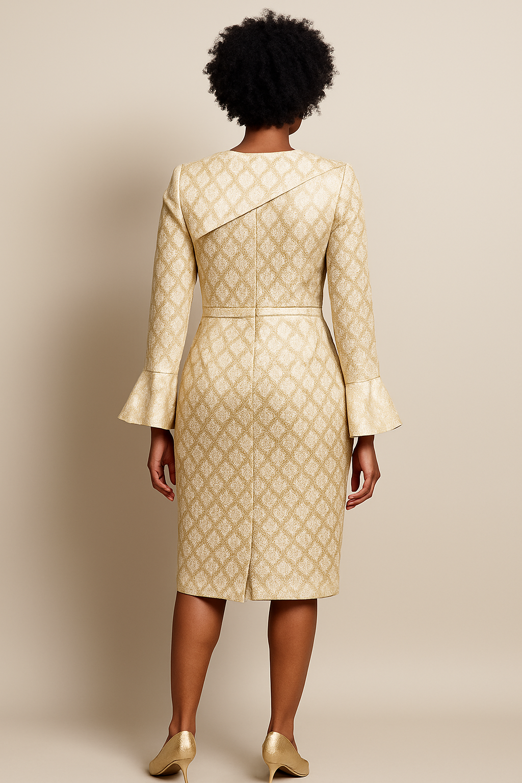 Golden Heirloom Elegance Dress